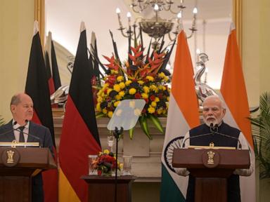 India and Germany look to bolster ties as Modi and Scholz hold talks in New Delhi