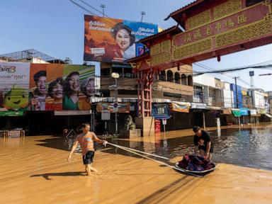 Central Thailand braces for inundation as rain stops in flooded Chiang Mai