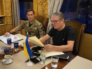 UK's Starmer arrives in Ukraine for security talks with a pledge to help guarantee its security