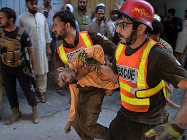 School roof collapse kills at least 28 people in Pakistan