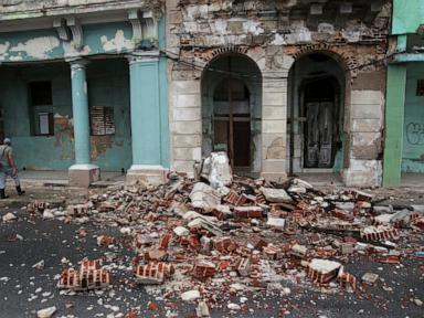 6.8 magnitude earthquake shakes Cuba after hurricanes and blackouts