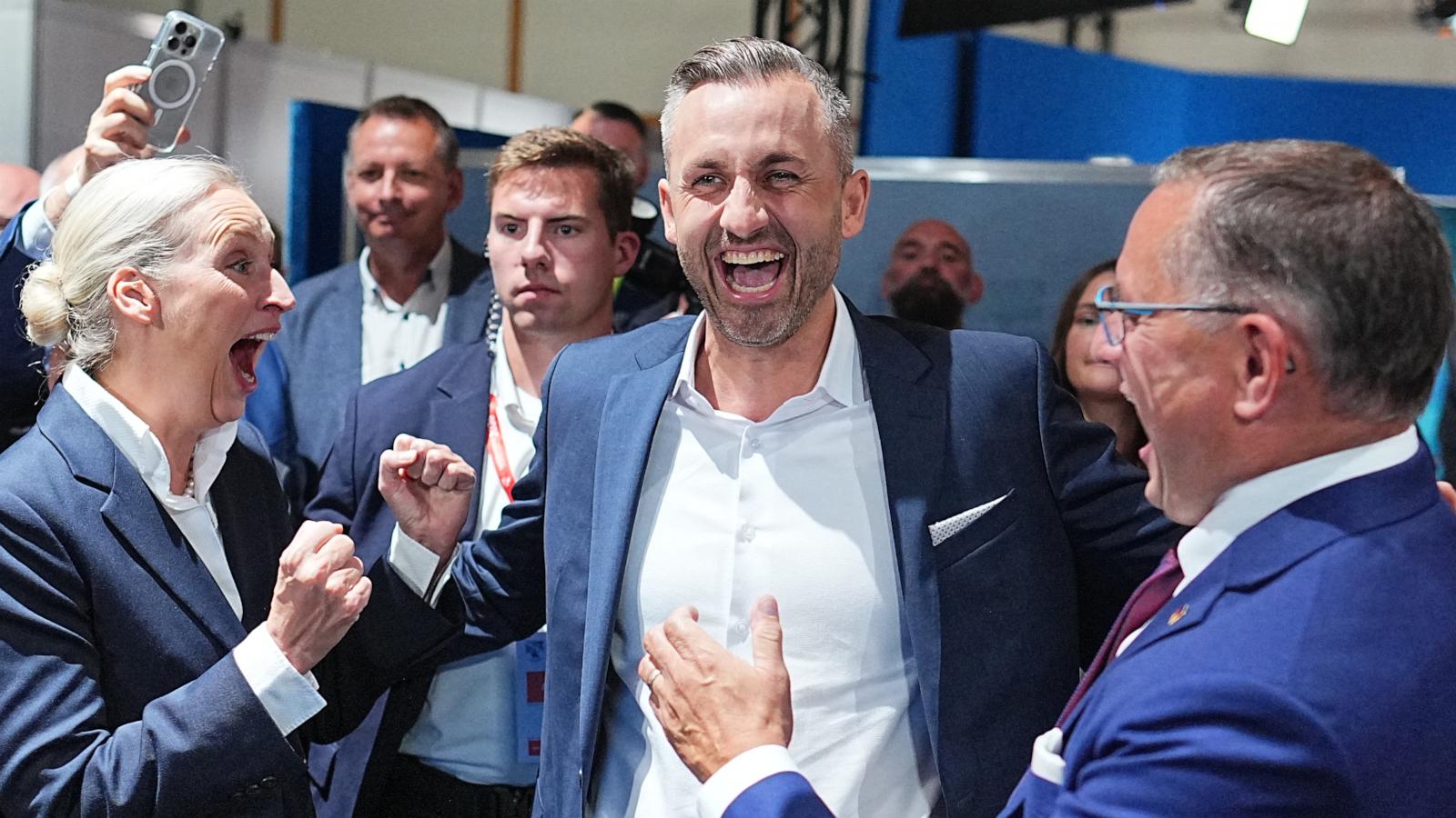 German far-right party set for regional election win but uncertain of governing