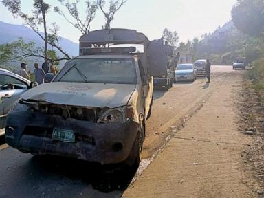 Bomb targeting foreign diplomats’ convoy kills policeman in Pakistan’s restive northwest