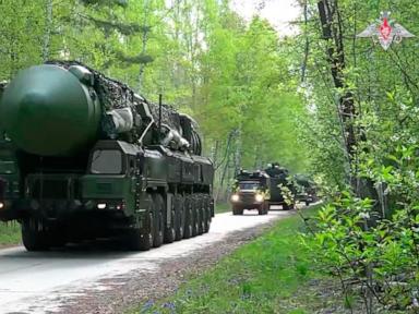 Russia holds nuclear drills on land, sea and air, joined by its ally Belarus
