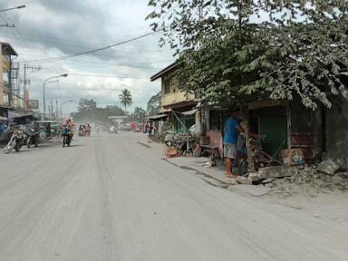 Mass evacuation of Philippine villages underway after a brief but major volcanic eruption