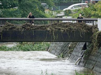 Storm Shanshan slowly moves across Japan as officials warn of torrential rains in major cities