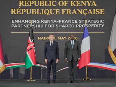 Changing geopolitics are in focus as France's Macron kicks off Kenya visit for an Africa summit