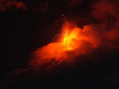 Guatemala evacuates villages due to an eruption of the Fuego volcano