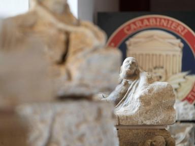 Italy recovers Etruscan artifacts worth $8.5 million bound for black market