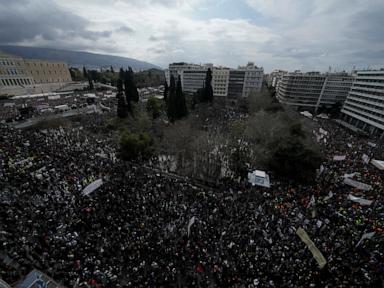 As anger mounts over rail disaster in Greece, workers strike and thousands are expected to protest