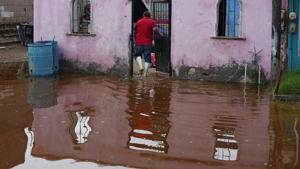 Hurricane Polo hits Baja California, moves toward mainland