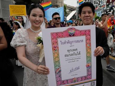 Same-sex couples in Thailand to tie the knot starting January as marriage equality bill becomes law