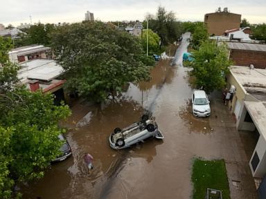 Heavy rains in Argentina kill at least 15 as dozens reported missing, officials say