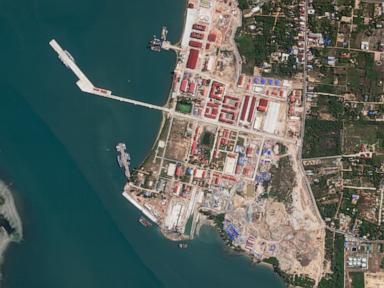 Cambodia says China gifting 2 warships after port expansion work