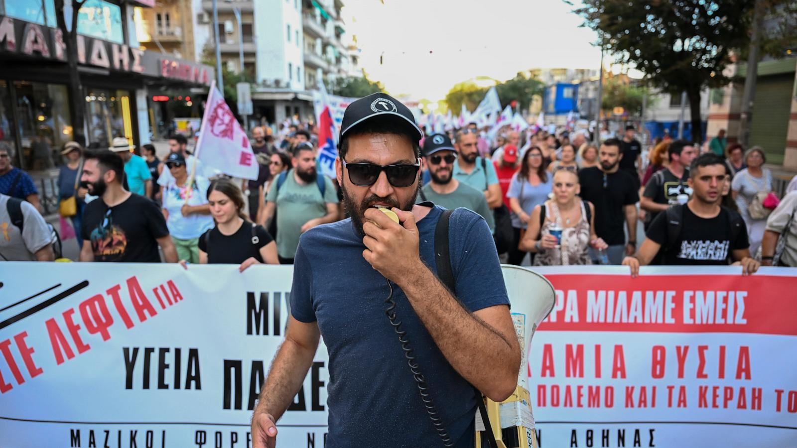 Greeks promised tax relief, wage hikes as protesters take to the streets over cost of living crunch