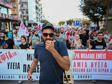 Greeks promised tax relief, wage hikes as protesters take to the streets over cost of living crunch