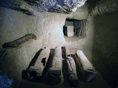 Egypt unveils ancient rock-cut tombs and burial shafts in Luxor