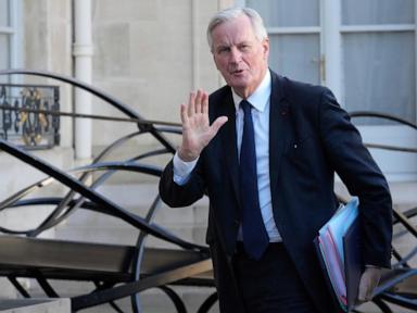 France's Prime Minister Michel Barnier returns to work after surgery for a cervical lesion