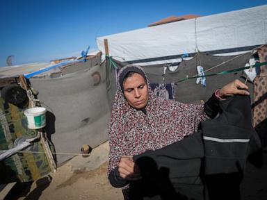 In Gaza's crowded tent camps, women wrestle with a life stripped of privacy