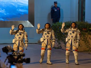 China's new crew has arrived at space station in sign of growing influence in field