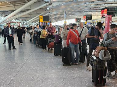 Airlines scramble to dig out from tech problems that canceled 1,750 flights in the UK