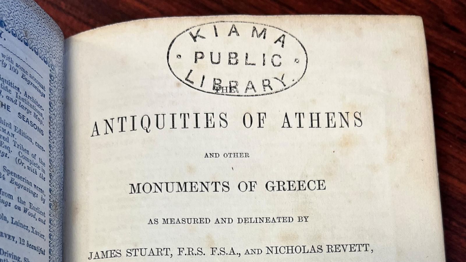 Book found bricked in a fireplace returned to Australian library, 150 years overdue
