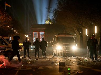 German government condemns New Year's Eve violence after hundreds of arrests