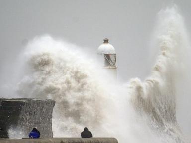 Hundreds of thousands in Ireland, UK without power as Storm Darragh batters region