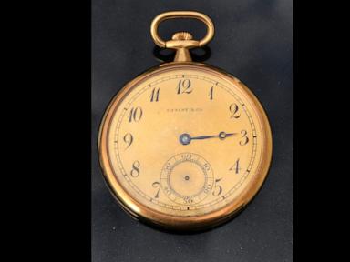 A gold pocket watch given to the captain who rescued Titanic survivors sells for record price