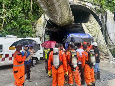 Toxic gas hampers rescue of 13 trapped workers after India hydropower tunnel explosion
