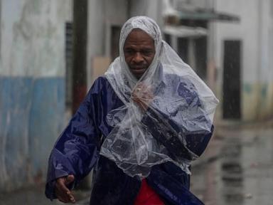 Cuba left reeling after Category 3 hurricane ravages island and knocks out power grid