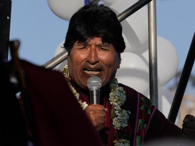 Bolivia's former Pres claims his car was shot at in attempted assassination