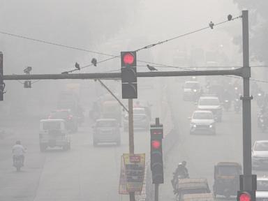 AP PHOTOS: Thick smog shrouds Asian cities