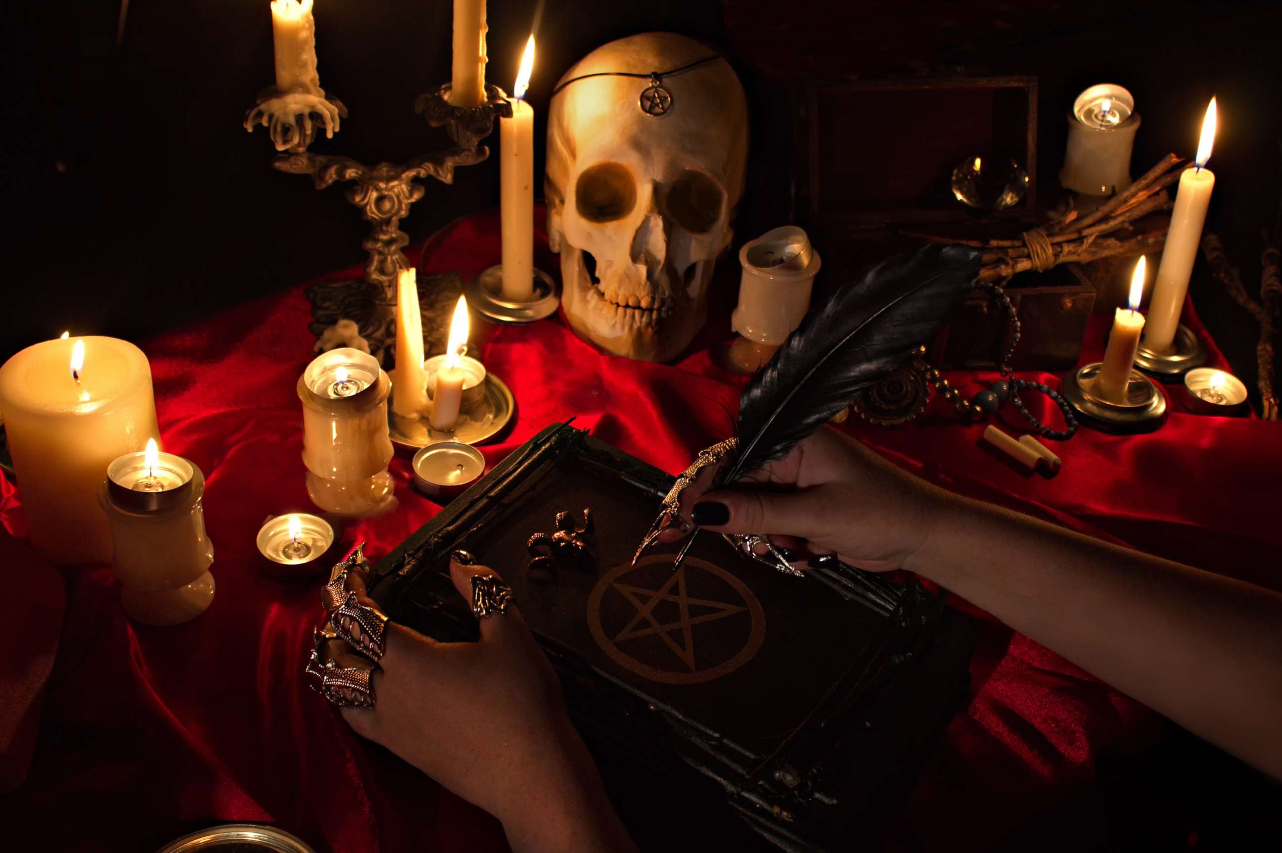 PHOTO: Implements of a magic ritual are pictured in this undated stock photo.