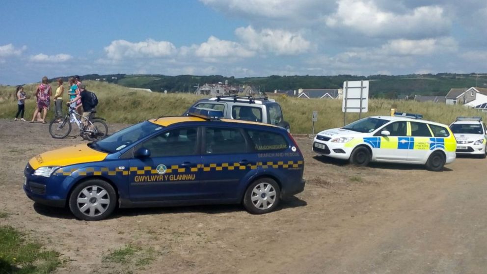 PHOTO: The bomb was detonated by local officials on Aug. 17, 2015 in front of a large crowd at Burry Port Harbour in South Wales.