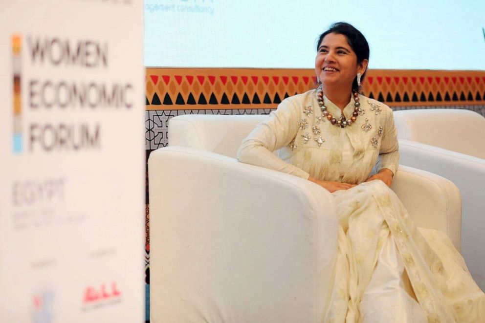 PHOTO: Harbeen Arora participates at the Women World Economic Forum in Egypt on March 5, 2020.