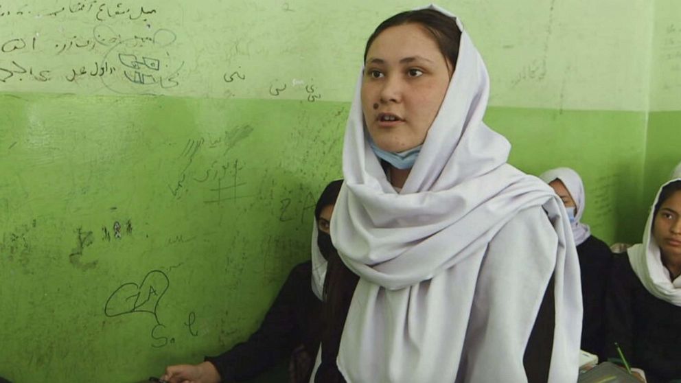 PHOTO: Girls at this school are concerned about what will happen to their education after the U.S. withdraws troops.