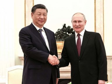 China's President Xi arrives in Moscow for meeting with Putin