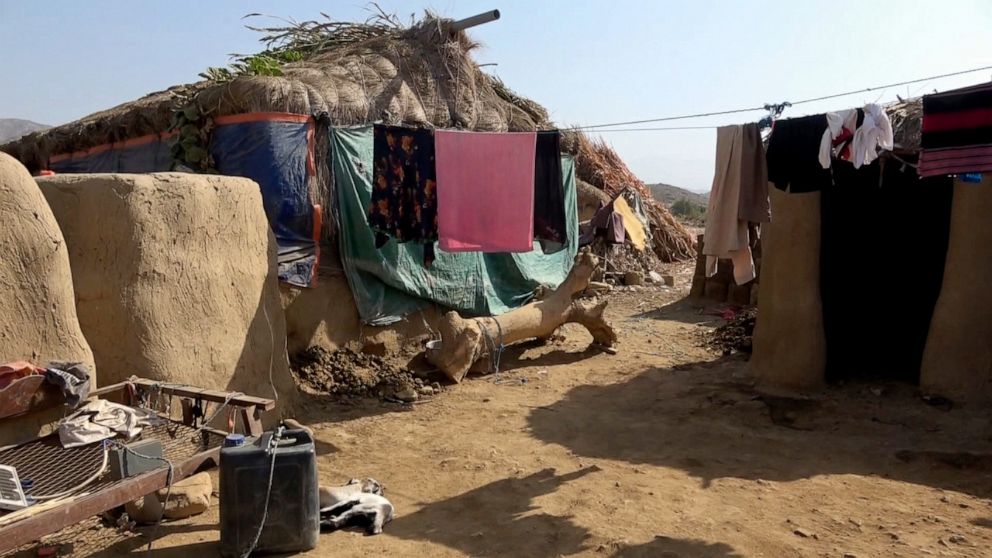 PHOTO: The family lives in a camp for internally displaced people in northern Yemen.