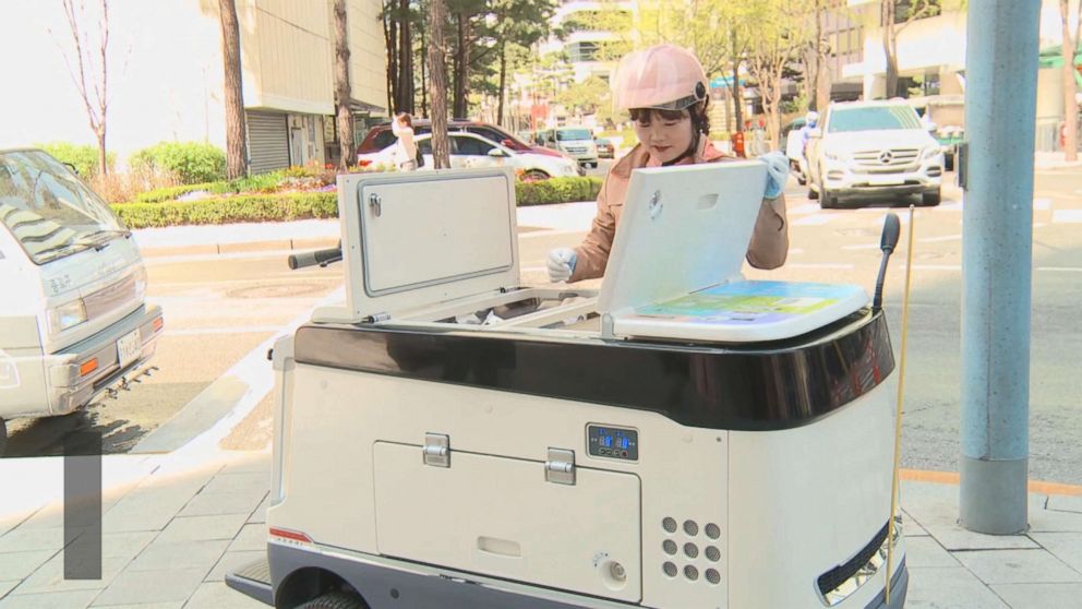 South Korea's 'yogurt ladies' ride motorized fridges to bring your