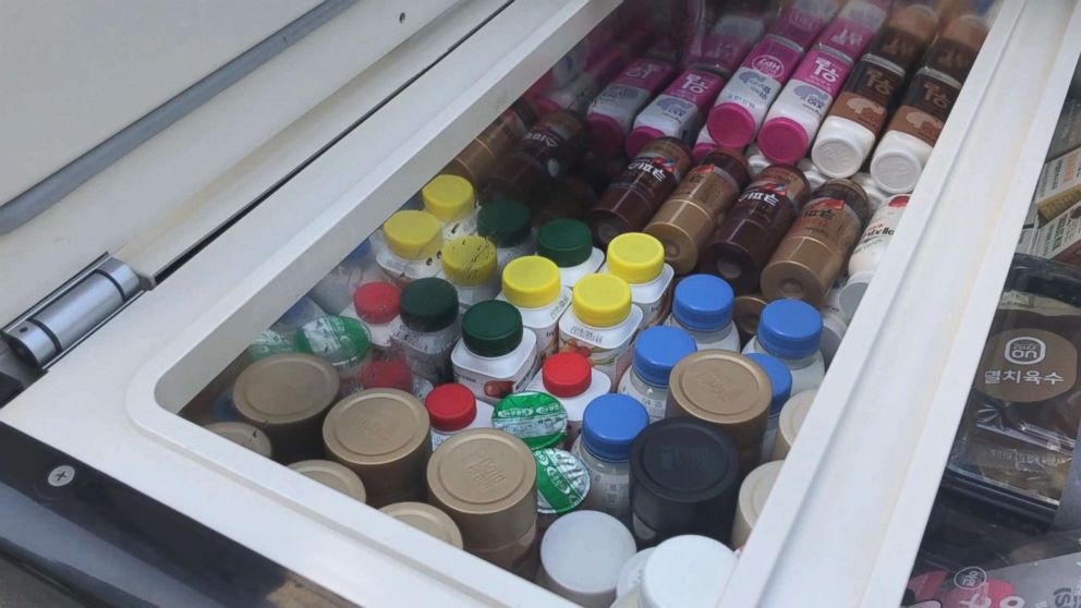 PHOTO: South Korea's 'yogurt ladies' ride motorized fridges to fulfill your dairy needs. 