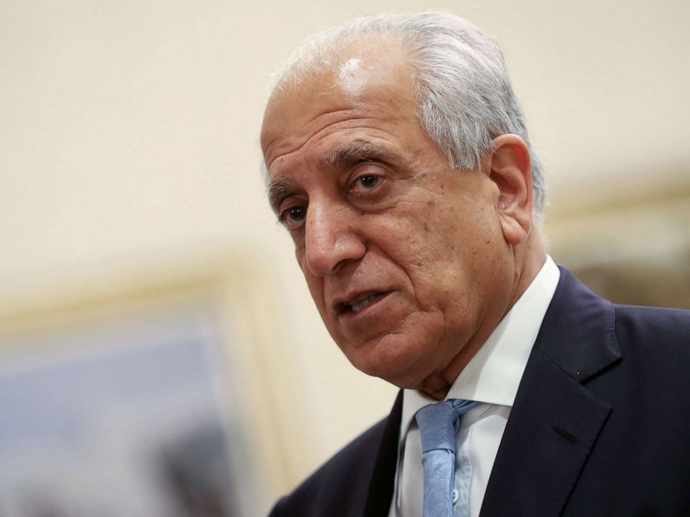 PHOTO: US Special Representative for Afghanistan Reconciliation Zalmay Khalilzad attends the Intra Afghan Dialogue talks in Doha, Qatar, July 8, 2019.