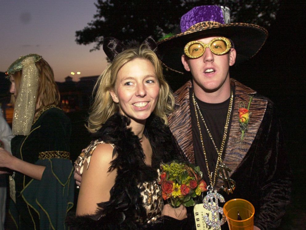 PHOTO: Christina and Michael Pasley at their HalloWedding in 2002.