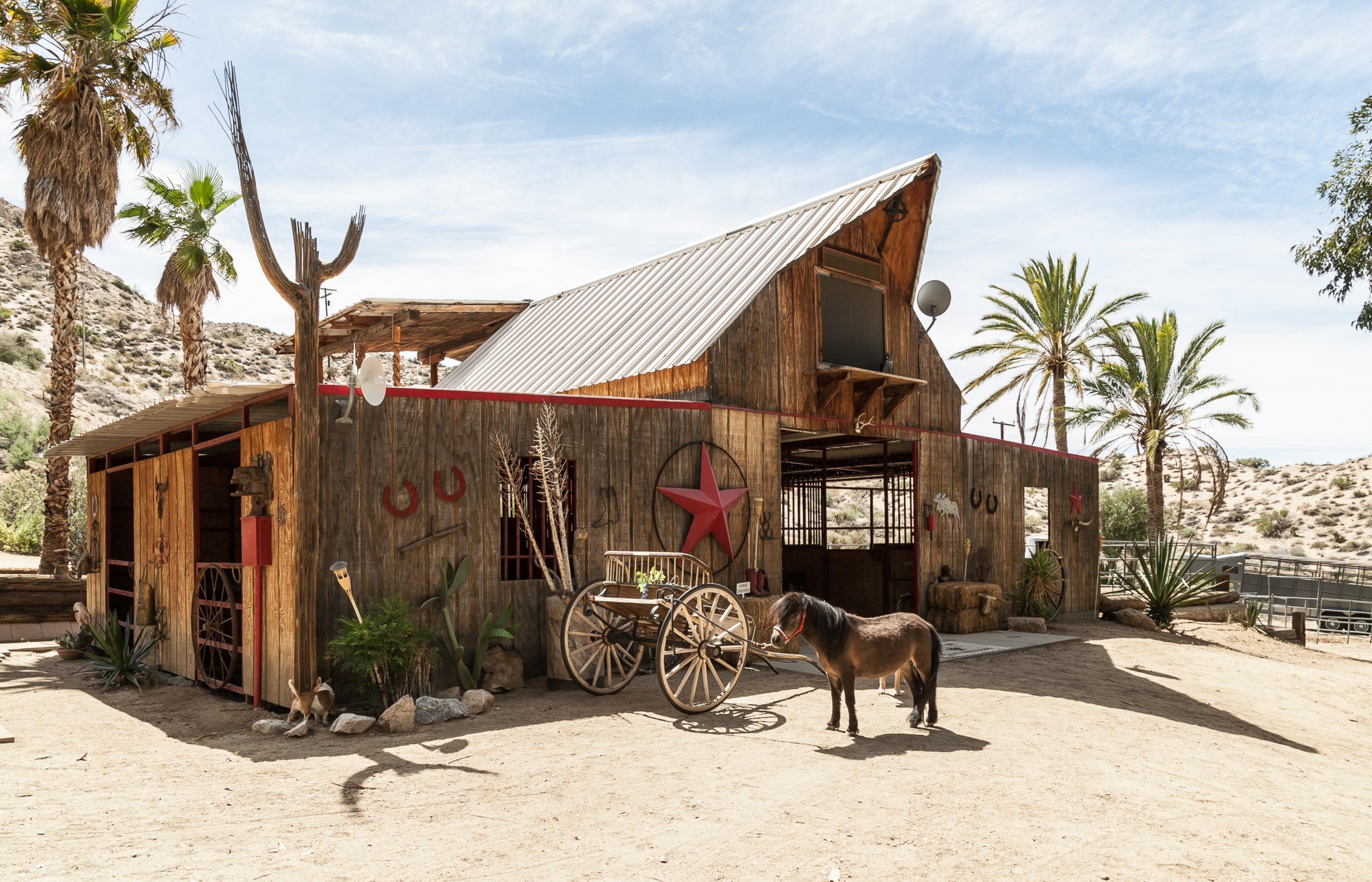 PHOTO: "The Love Nest" is located inside a barn, located in Morongo Valley, Calif.