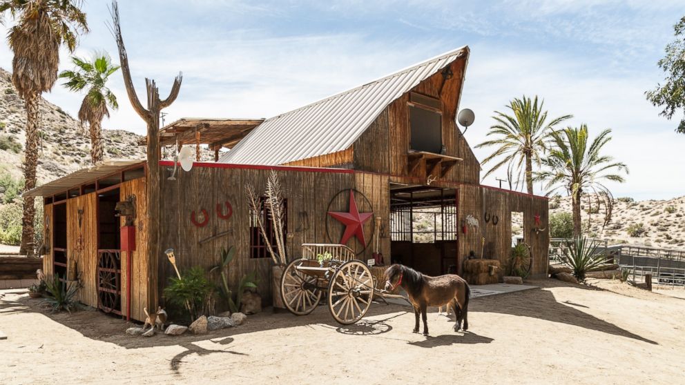 PHOTO: "The Love Nest" is located inside a barn, located in Morongo Valley, Calif.