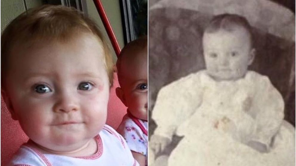 Baby’s Photo Is Identical to Great-Great Grandfather’s Photo 109 Years Earlier