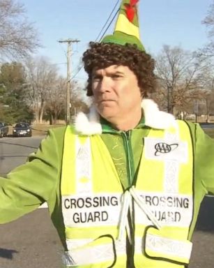 Meet Kevin McGuigan, a crossing guard for J. Harold Van Zant Elementary School in Evesham Township, New Jersey.