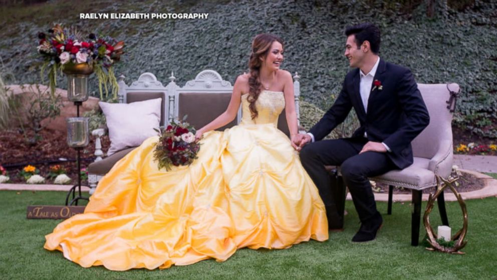 Enchanting Beauty and the Beast wedding shoot will inspire Belle themed brides ABC News