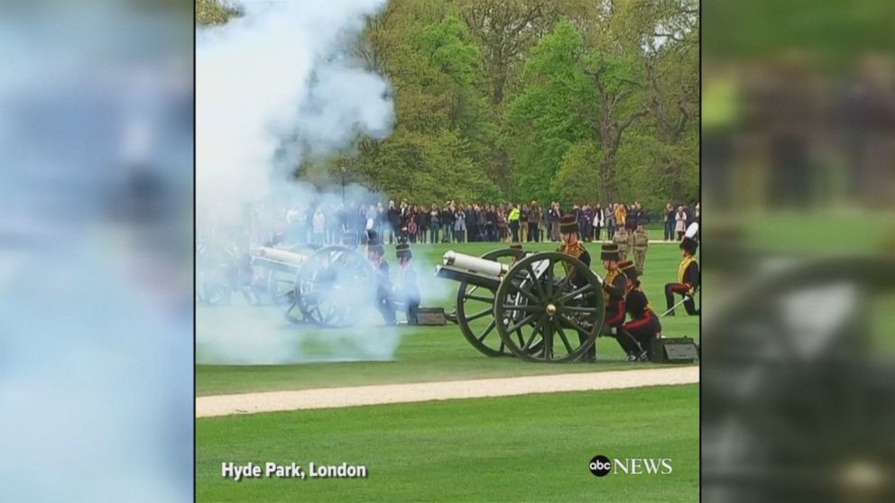 Celebrations around London for Queen Elizabeth II's 91st 