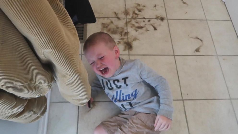 4 Year Old Boy Has Meltdown Over Haircut Before Realizing It
